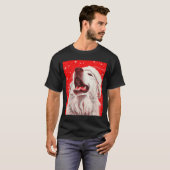 Great Pyrenees Christmas  Tシャツ (正面フル)
