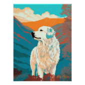 Great Pyrenees Dog 003 - Bruno Pokopen ポスター (正面)