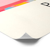 Great Pyrenees Dog Art Print, Matisse Style, Funny ポスター (角)