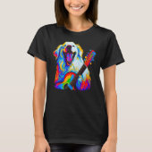 Great Pyrenees Dog Music Tシャツ (正面)