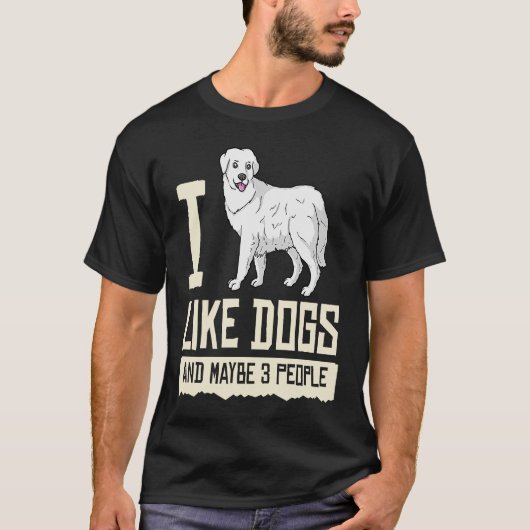 Great Pyrenees Dog Puppies Owner Lover Tシャツ (正面)