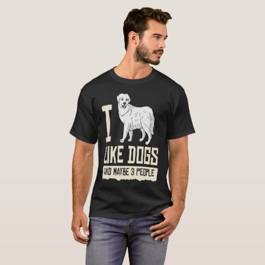 Great Pyrenees Dog Puppies Owner Lover Tシャツ (正面フル)