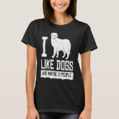 Great Pyrenees Dog Puppies Owner Tシャツ (正面)