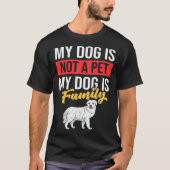 Great Pyrenees Dog Puppies Owner Tシャツ (正面)