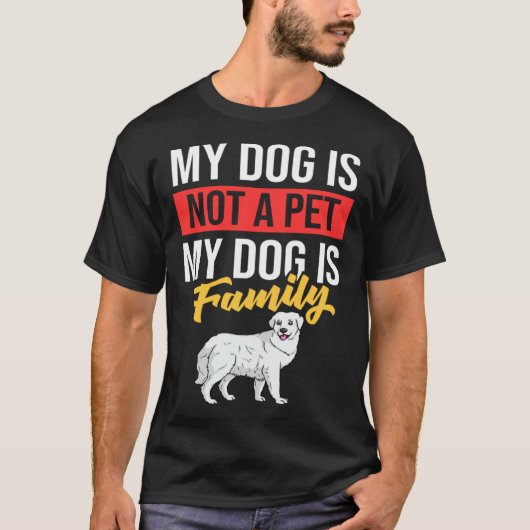 Great Pyrenees Dog Puppies Owner Tシャツ (正面)
