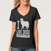 Great Pyrenees Dog Puppies Owner Tシャツ (正面)