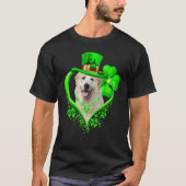 Great Pyrenees Dog St Patricks Day Lover Irish Sha Tシャツ (正面)