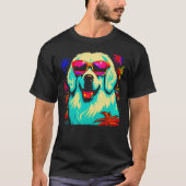 Great Pyrenees Dog Summer Party Tシャツ (正面)