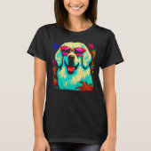 Great Pyrenees Dog Summer Party Tシャツ (正面)