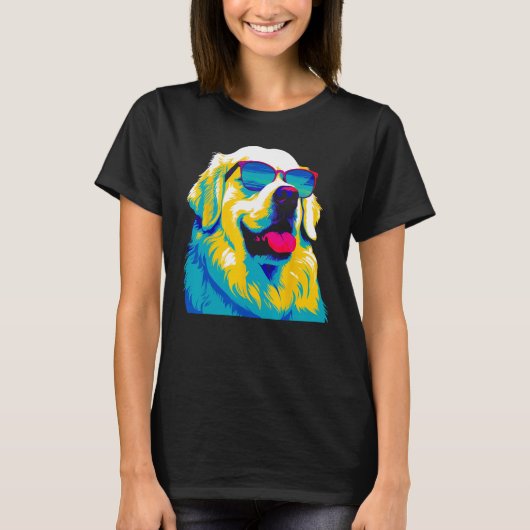 Great Pyrenees Dog Sunglasses Tシャツ (正面)