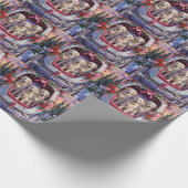 Great Pyrenees Dog Valentine's Day  ラッピングペーパー (角)