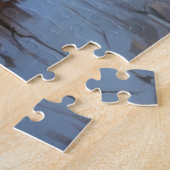 Great Pyrenees Dogs Christmas Snow Holiday  ジグソーパズル (側面)