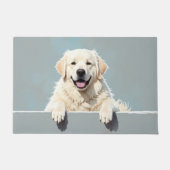 Great Pyrenees Doormat Art ドアマット (正面)
