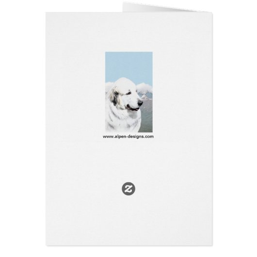 Great Pyrenees Painting - Original Dog Art (裏面)