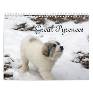 Great Pyrenees Puppy Calendar カレンダー