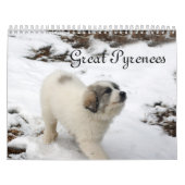 Great Pyrenees Puppy Calendar カレンダー (カバー)