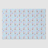 Great Pyrenees Tissue Paper in Blue 薄葉紙 (正面)