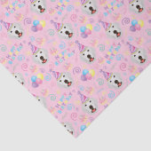 Great Pyrenees Tissue Paper in Pink 薄葉紙 (詳細)