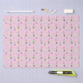 Great Pyrenees Tissue Paper in Pink 薄葉紙 (クラフト)