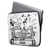 Great Pyrenees trip ラップトップスリーブ (正面左)