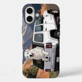 Great Pyrenees trip iPhone 16 Plusケース