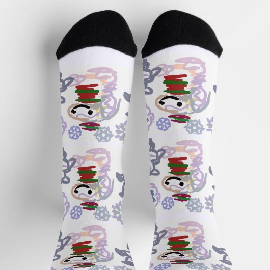 Great Pyrenees winter  ソックス (上部)