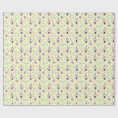 Great Pyrenees Wrapping Paper Yellow ラッピングペーパー (フラット)