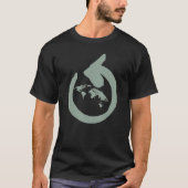 Great Reset, World Globe Tシャツ (正面)