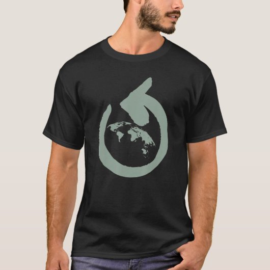 Great Reset, World Globe Tシャツ (正面)