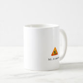 Great Road Worker Personalized Name Gift コーヒーマグカップ (正面右)