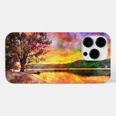 Great Sacandaga Morning I-Phone cover iPhoneケース (裏面横)