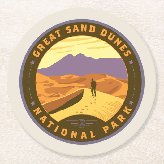 Great Sand Dunes National Park ラウンドペーパーコースター (正面)