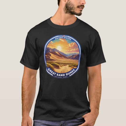 GREAT SAND DUNES National Park USA Tシャツ (正面)