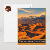 Great Sand Dunes National Park | Vintage Postcard ポストカード (正面/裏面)