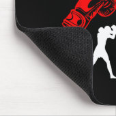 Great Savate Boxing Design Kick Mma Kickboxing  マウスパッド (コーナー)