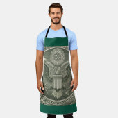 Great Seal エプロン (着用した状態)