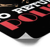 Great Service With A No Return Policy Tischtennis ポスター (角)