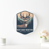 GREAT SMOKEY MOUNTAINS NATIONAL PARK CLOCK 2025 ラージ壁時計 (ホーム)