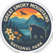 Great Smoky Mountains National Park シール (正面)