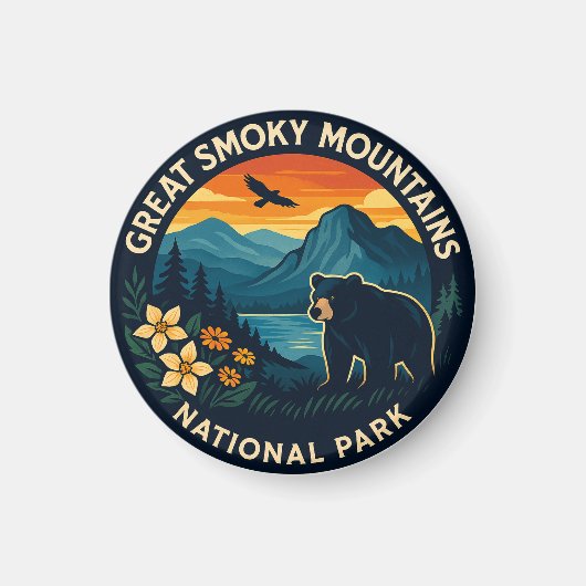 Great Smoky Mountains National Park マグネット (正面)