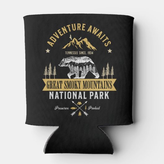 Great Smoky Mountains National park 缶クーラー (裏面)