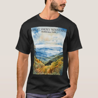 Great Smoky Mountains National Park View From The  Tシャツ