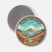 Great Smoky Mountains Souvenir マグネット (正面/裏面)