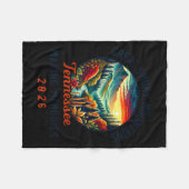 Great Smoky Mountains Tennessee 2026 Geon Forge, V フリースブランケット (正面(横))