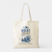 Great Smoky Mountains Vintage Bear – Souvenirs トートバッグ (裏面)