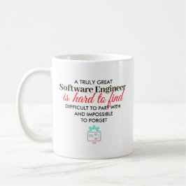 Great Software Engineer Personalized Name Gift コーヒーマグカップ