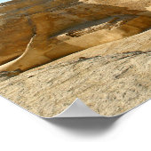 Great Sphinx of Giza with Khafre pyramid - Egypt ポスター (角)