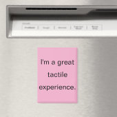 Great Tactile Experience Pink Refrigerator マグネット (インサイチュ (食洗機))