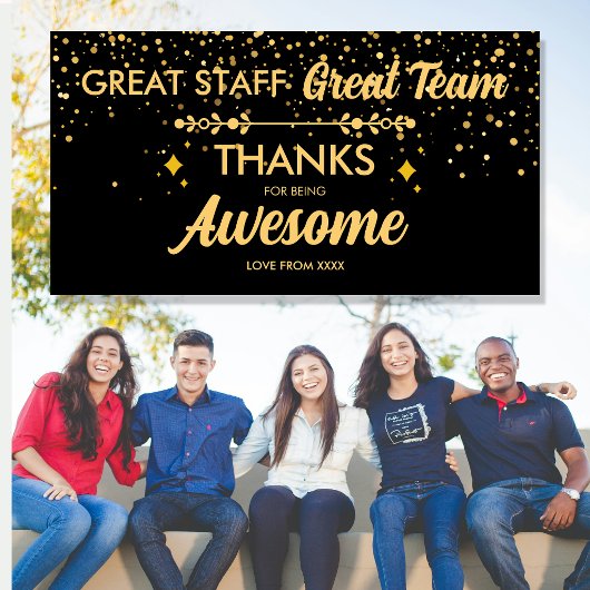 Great Team Great Staff Thank You Sign | Employee 横断幕