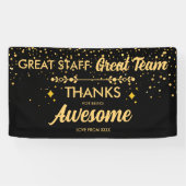 Great Team Great Staff Thank You Sign | Employee 横断幕 (横)